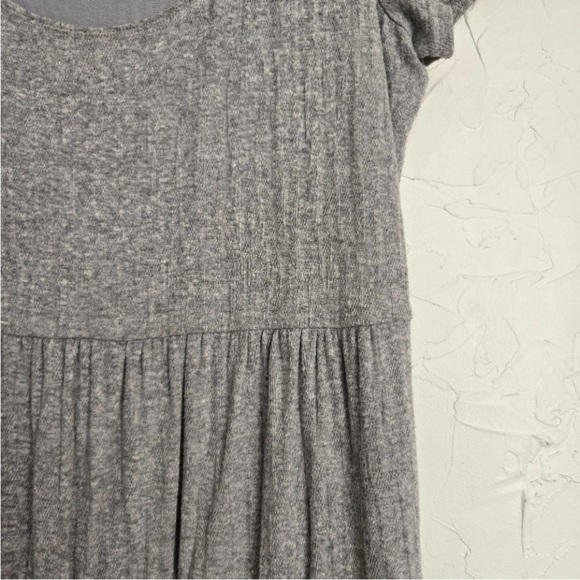 Anthropologie Maeve Gray Tiered Gillian Maxi Dress, M - Picture 4 of 10